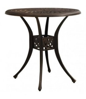 vidaXL Garden Table Bronze 78x78x72 cm Cast Aluminium