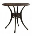 vidaXL Garden Table Bronze 78x78x72 cm Cast Aluminium