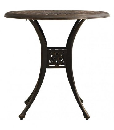 vidaXL Garden Table Bronze 78x78x72 cm Cast Aluminium