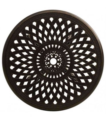 vidaXL Garden Table Bronze 78x78x72 cm Cast Aluminium