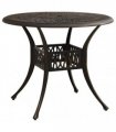 vidaXL Garden Table Bronze 90x90x74 cm Cast Aluminium