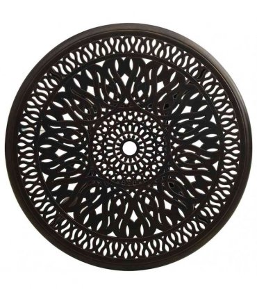 vidaXL Garden Table Bronze 90x90x74 cm Cast Aluminium