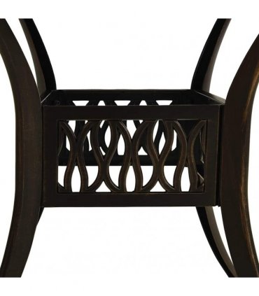 vidaXL Garden Table Bronze 90x90x74 cm Cast Aluminium