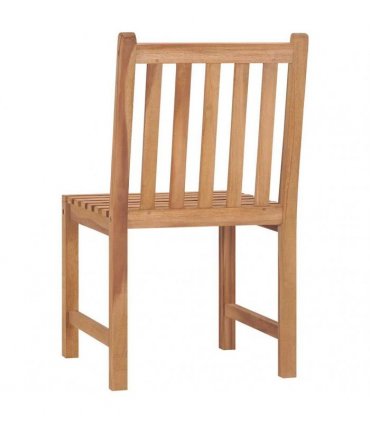 vidaXL Garden Chairs 2 pcs Solid Teak Wood