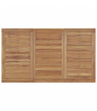vidaXL Garden Dining Table 140x80x77 cm Solid Teak Wood