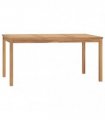 vidaXL Garden Dining Table 160x80x77 cm Solid Teak Wood