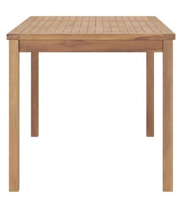 vidaXL Garden Dining Table 160x80x77 cm Solid Teak Wood