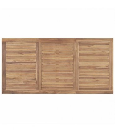 vidaXL Garden Dining Table 160x80x77 cm Solid Teak Wood