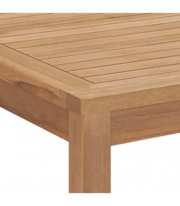 vidaXL Garden Dining Table 160x80x77 cm Solid Teak Wood