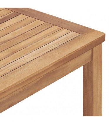 vidaXL Garden Dining Table 160x80x77 cm Solid Teak Wood