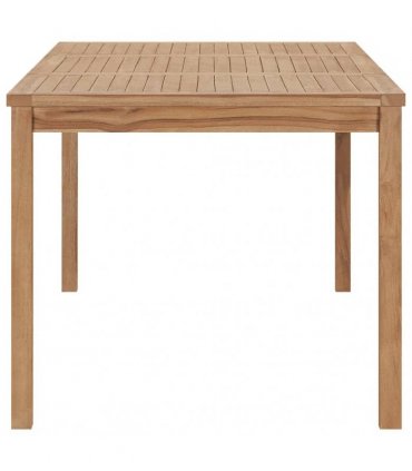 vidaXL Garden Dining Table 180x90x77 cm Solid Teak Wood