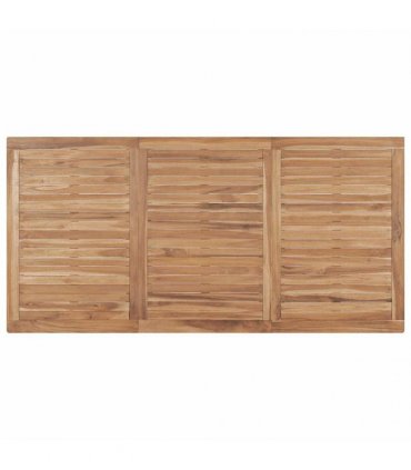 vidaXL Garden Dining Table 180x90x77 cm Solid Teak Wood