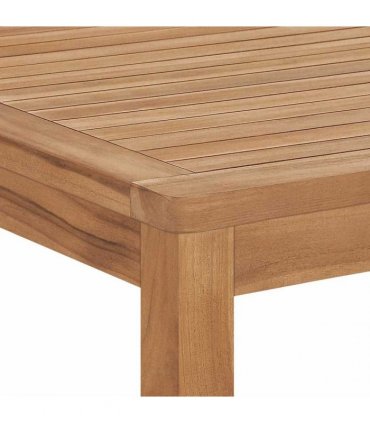 vidaXL Garden Dining Table 180x90x77 cm Solid Teak Wood