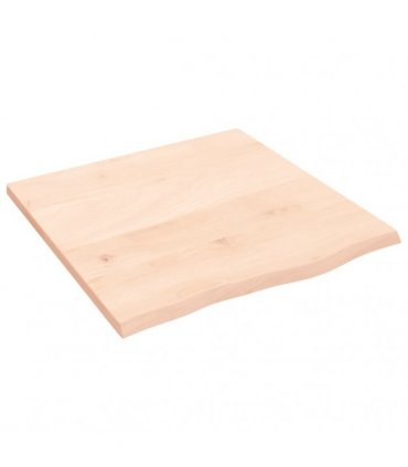 vidaXL Table Top 60x60x2 cm Untreated Solid Wood Oak