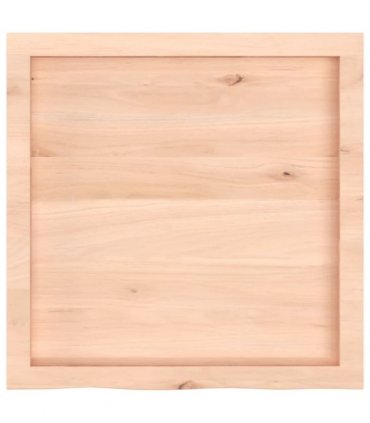vidaXL Table Top 60x60x(2-4) cm Untreated Solid Wood Oak