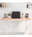 vidaXL Table Top 100x60x2 cm Untreated Solid Wood Oak