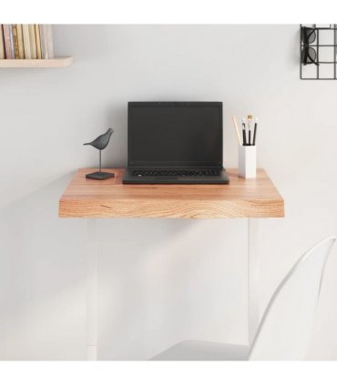 vidaXL Table Top Light Brown 60x40x(2-6) cm Treated Solid Wood Oak