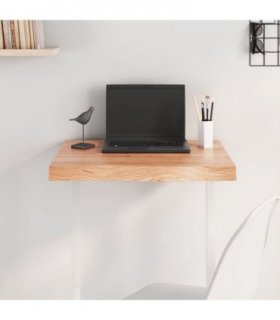 vidaXL Table Top Light Brown 60x50x(2-6) cm Treated Solid Wood Oak