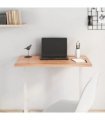vidaXL Table Top Light Brown 80x50x2 cm Treated Solid Wood Oak