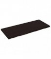 vidaXL Table Top Dark Brown 120x50x(2-4) cm Treated Solid Wood Oak