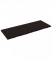 vidaXL Table Top Dark Brown 160x60x(2-4) cm Treated Solid Wood Oak