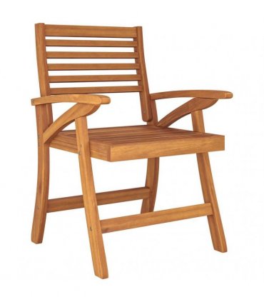vidaXL 5 Piece Garden Dining Set Solid Wood Acacia