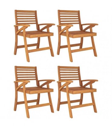 vidaXL 5 Piece Garden Dining Set Solid Wood Acacia