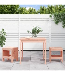 vidaXL 3 Piece Garden Bistro Set Solid Wood Douglas