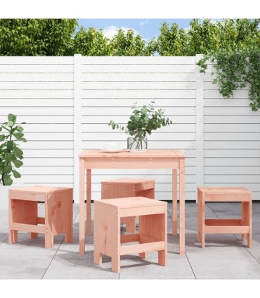 vidaXL 5 Piece Garden Dining Set Solid Wood Douglas