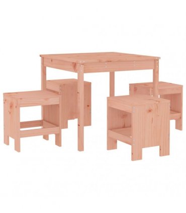 vidaXL 5 Piece Garden Dining Set Solid Wood Douglas