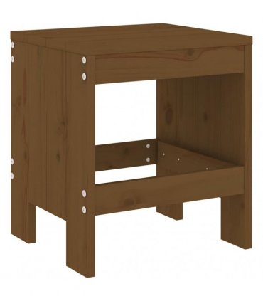 vidaXL 13 Piece Garden Dining Set Honey Brown Solid Wood Pine