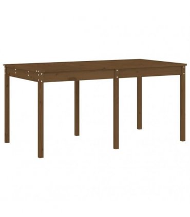 vidaXL 13 Piece Garden Dining Set Honey Brown Solid Wood Pine