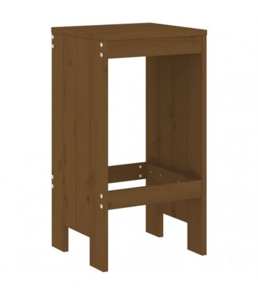 vidaXL 5 Piece Garden Bar Set Honey Brown Solid Wood Pine