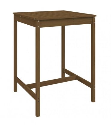 vidaXL 5 Piece Garden Bar Set Honey Brown Solid Wood Pine