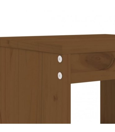 vidaXL 5 Piece Garden Bar Set Honey Brown Solid Wood Pine