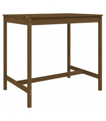 vidaXL 5 Piece Garden Bar Set Honey Brown Solid Wood Pine