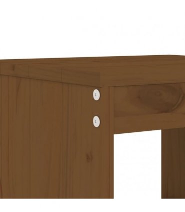 vidaXL 5 Piece Garden Bar Set Honey Brown Solid Wood Pine