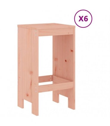 vidaXL 7 Piece Garden Bar Set Solid Wood Douglas