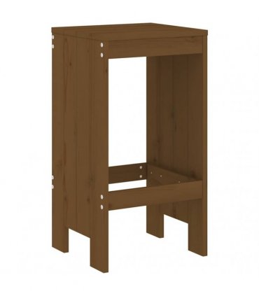 vidaXL 9 Piece Garden Bar Set Honey Brown Solid Wood Pine