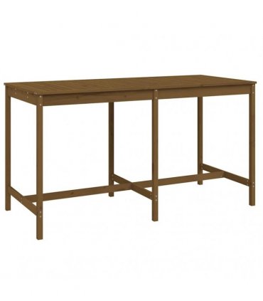 vidaXL 9 Piece Garden Bar Set Honey Brown Solid Wood Pine