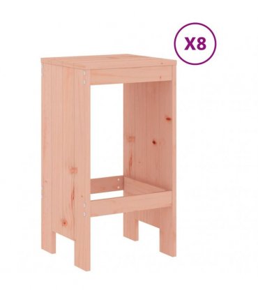 vidaXL 9 Piece Garden Bar Set Solid Wood Douglas