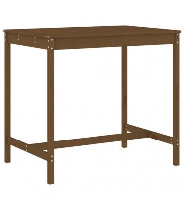 vidaXL 5 Piece Garden Bar Set Honey Brown Solid Wood Pine