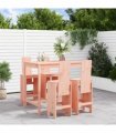 vidaXL 5 Piece Garden Bar Set Solid Wood Douglas