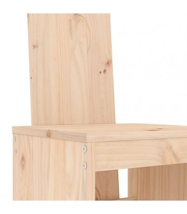 vidaXL 7 Piece Garden Bar Set Solid Wood Pine