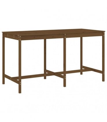 vidaXL 9 Piece Garden Bar Set Honey Brown Solid Wood Pine
