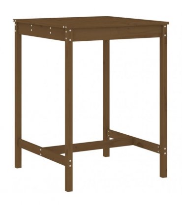 vidaXL 3 Piece Garden Bar Set Honey Brown Solid Wood Pine
