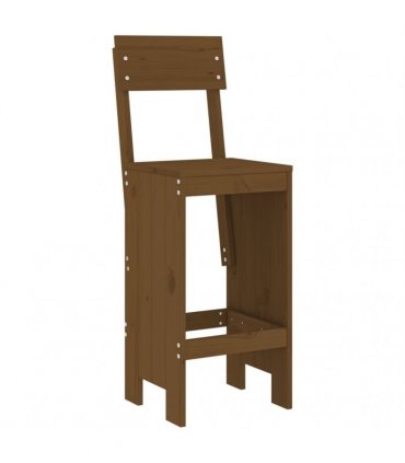 vidaXL 5 Piece Garden Bar Set Honey Brown Solid Wood Pine