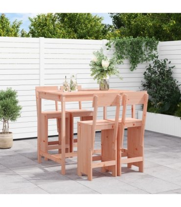 vidaXL 5 Piece Garden Bar Set Solid Wood Douglas