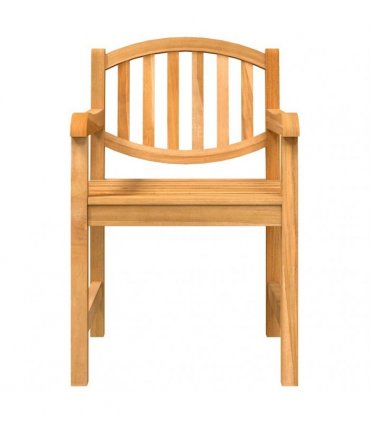 vidaXL Garden Chairs 6 pcs 58x59x88 cm Solid Wood Teak
