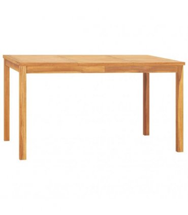 vidaXL 3 Piece Garden Dining Set Solid Wood Teak